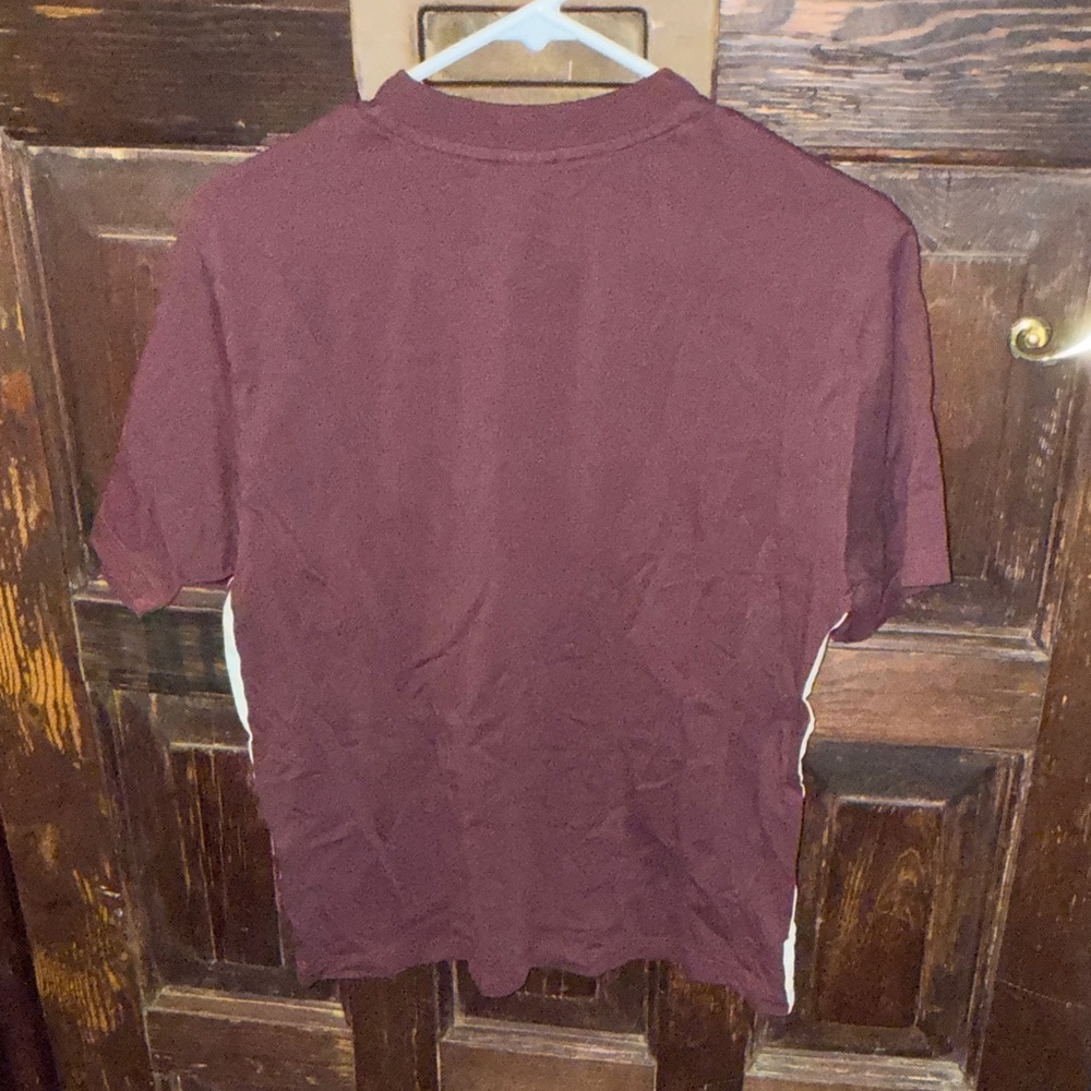 Adidas Women’s Burgundy Short Sleeve Tee - Picture 3 of 4